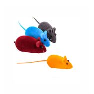 Polo Renkli Öten Fare 6 cm Kedi Oyuncağı