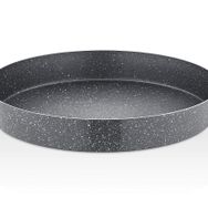 Polo Shef Gri 38 cm Granit Fırın Tepsisi