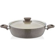 Polo Shef Panamera Granit Ezme 24 cm Basık Tencere