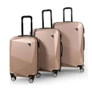 Polo Sky Elmas Gold 3'lü Valiz Bavul Seti