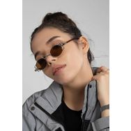 Polo55 PL23KG010 Zeda Yuvarlak Model Metal Çerçeve Siyah Kadın Güneş Gözlüğü
