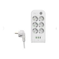 PoloSmart 6'lı 2 m MP10 Termal Akım Korumalı Uzatma Kablosu