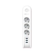 Polosmart MP09 2 m Beyaz Termal Akım Korumalı Uzatma Kablosu