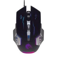 PoloSmart PGM03 LED Işıklı Oyuncu Mouse + Mousepad Gri
