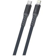 PoloSmart PSM76 1.2 m Type-c to Siyah Lightning Şarj Kablosu