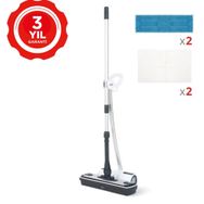 Polti Moppy Kablosuz 1500 W Buharlı Temizleyici Paspas Beyaz