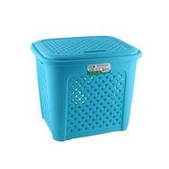 Poly Time Rattan Kapaklı Çamaşır Sepeti