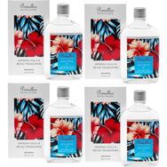 Pomellos Jamaika Gülü ve Beyaz Frangipani 4x250 ml Kolonya