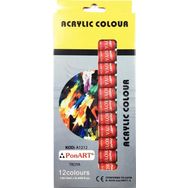 Ponart 12x12 ml Set Akrilik Boya