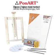 Ponart PHS-12 Akrilik Boya Başlangıç Seti