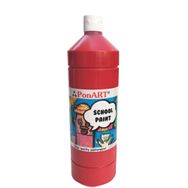 Ponart School Paint PSP-2207 1 lt Açık Kırmızı Tempera Boya