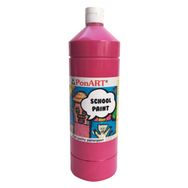 Ponart School Paint Sıklamen 1000 ml Akrilik Boya