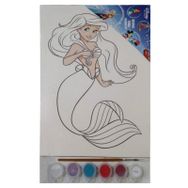 Ponart TWD-C101 The Walt Disney Ariel 25x35 cm Baskılı Tuval