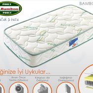 Pooly Bamboo 70x120 cm Ortopedik Yaylı Bebek Yatağı