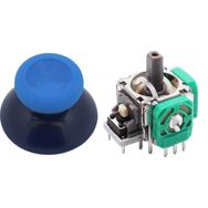 Popkonsol 1+1 One - One S/x - Series S/x Uyumlu Siyah Buz Mavi Xbox One Analog Motor Topuz Seti