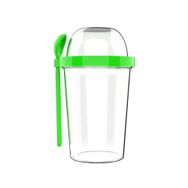 Poppard Yeşil Capsule 450 ml + 100 ml Atıştırmalık Kabı