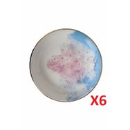 Porland 04ALM003443 17 cm 415 cc 6'lı Cosmos Desen Kase