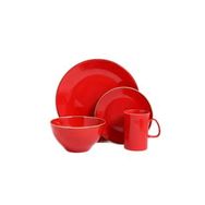 Porland 04ALM007532 Seasons Kırmızı 4 Parça Tek Kişilik Yemek Takımı