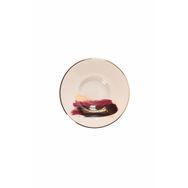 Porland 04ALM008504 11 cm Dash Desen Çay Tabağı