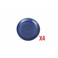 Porland 04FIA002586 4'lü Lina Lacivert 12 cm Tabak