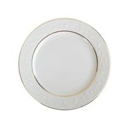 Porland 04POR031036 Tekli 20 cm Hazan Altın Yaldız Düz Tabak