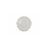Porland 04POR031058 Altın Yaldız 12 cm Ergonomik Çay Tabağı