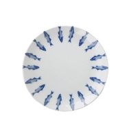 Porland 19 cm Marıne Blue Desen1 Düz Tabak