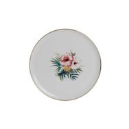 Porland 20 cm Exotic Çiçek Desen 1 Düz Tabak