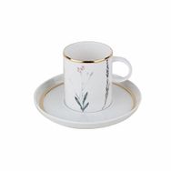 Porland 200 cc Botanıcal Tabaklı Çay Fincanı