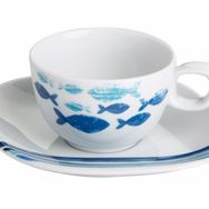 Porland 210 cc 6'lı Deep Blue Desen1 Çay Fincanı