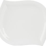 Porland 27 cm Leaf Beyaz Düz Tabak