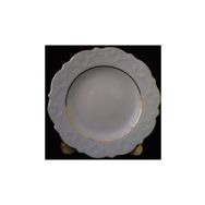 Porland Altın Yaldız 2f 16 cm 6'lı Düz Tatlı Tabağı