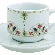 Porland Aşiyan 85 cc Desen 1 Tabaklı Kahve Fincanı