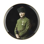 Porland Atatürk 28 cm Desen 2 Dekoratif Tabak