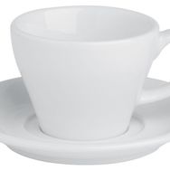 Porland Bella Beyaz 150 cc Tabaklı Çay Fincanı