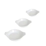 Porland Beyaz Porselen 21-17-14 cm Sahan Set