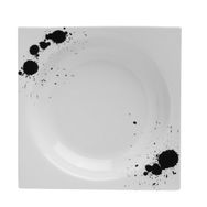 Porland Black Touch 21x21 cm Desen 3 Çukur Tabak