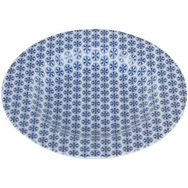 Porland Blue Desen4 22 cm Çukur Tabak