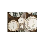 Porland Botanical 19 Parça 6 Kişilik Pasta & Çay Takımı