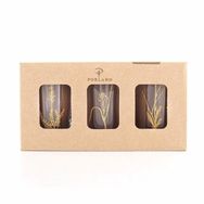 Porland Botanical Mini 3'lü 100 cc Bardak Takımı