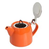 Porland Chai Stoneware Turuncu 600 cc Kapaklı Demlik