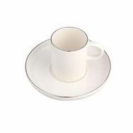 Porland Chopin Platin 2 Kişilik 4 Parça Kahve Takımı