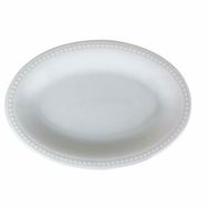 Porland Collet 16 cm 6 Adet Beyaz Desen 2 Kayık Tabak