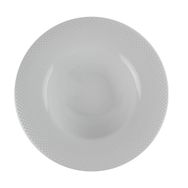 Porland Collet Beyaz 27 cm Desen 1 Çukur Tabak