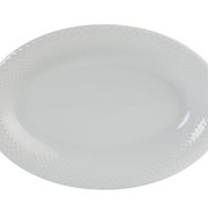 Porland Collet Beyaz 33 cm Desen 1 Kayık Tabak