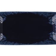 Porland Ethos Root Blue 17x33 cm Kayık Tabak