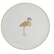Porland Exotic Desen 10 18 cm Porselen Düz Tabak
