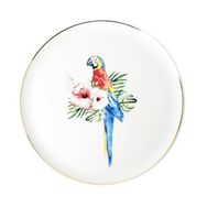 Porland Exotic Desen 2 20 cm Porselen Düz Tabak