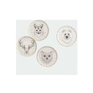 Porland Forest Owl Serisi 20 cm Düz Tabak