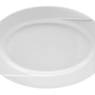 Porland Fourline Beyaz 25 cm Kayık Tabak